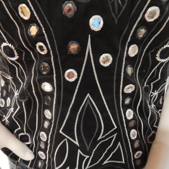 Little Rubin   DESIGNER JEWEL STUDDED VEST TOP - Picture 10 of 12